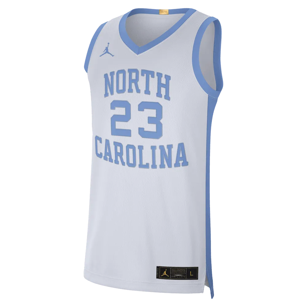 UNC Limited Men's Jordan Dri-FIT College Basketball Jersey 'White/Valor Blue'