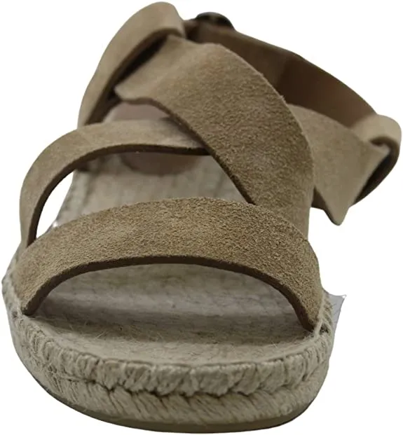 VIA SPIGA Women's Shoes Gia Suede Open Toe Casual, Desert Suede, Size 7.0