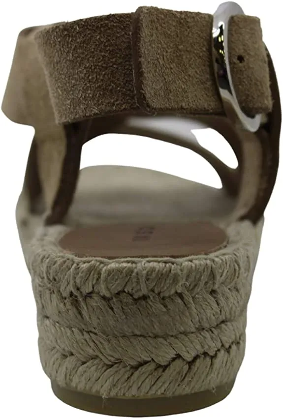 VIA SPIGA Women's Shoes Gia Suede Open Toe Casual, Desert Suede, Size 7.0