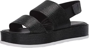 VIA SPIGA Women's V-Gabourey2 City Sandals, Black, 6