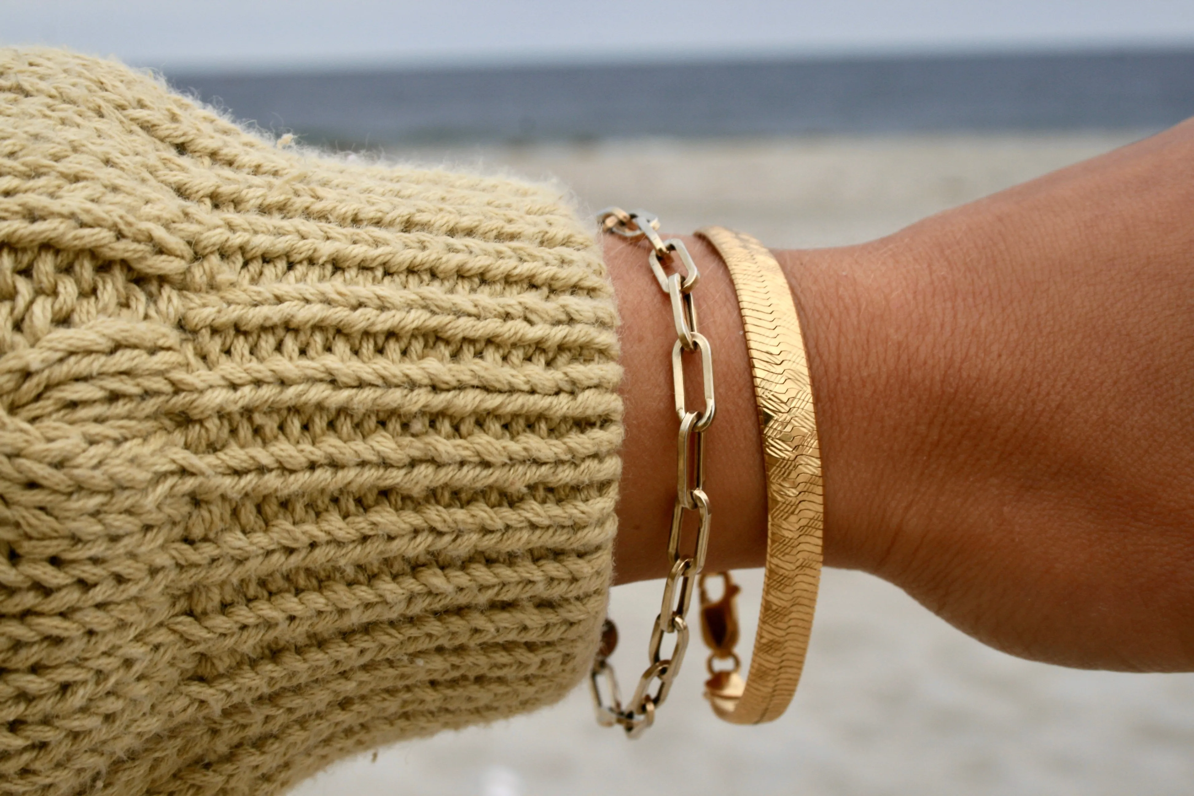 Vintage Bold Link Chain Bracelet