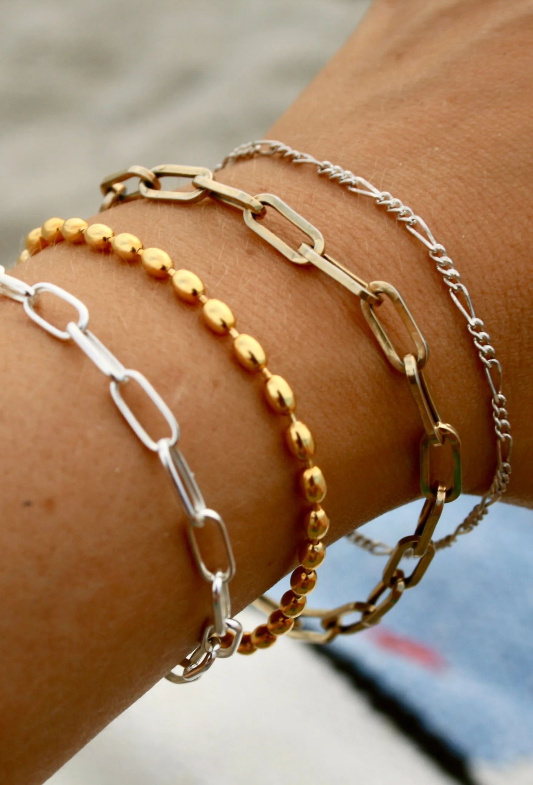 Vintage Bold Link Chain Bracelet