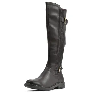 WHITE MOUNTAIN Shoes Meditate Women's Tall Riding Boot, Dk Brown/Smooth, 8 M