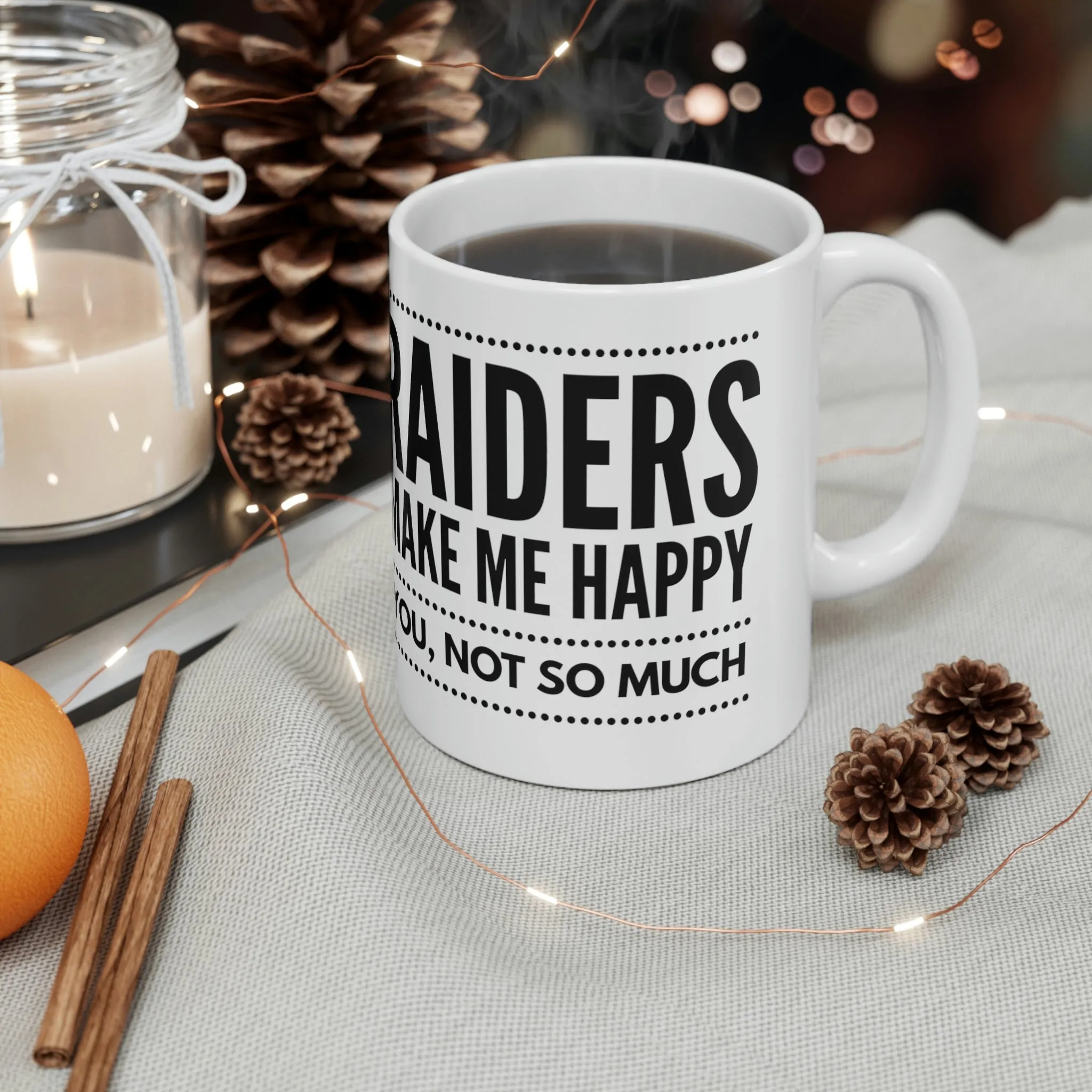 White Raiders Coffee Mug 11oz, 15oz