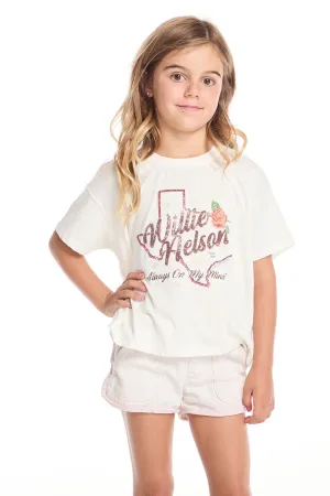 Willie Nelson Rose Of Texas Girls Tee