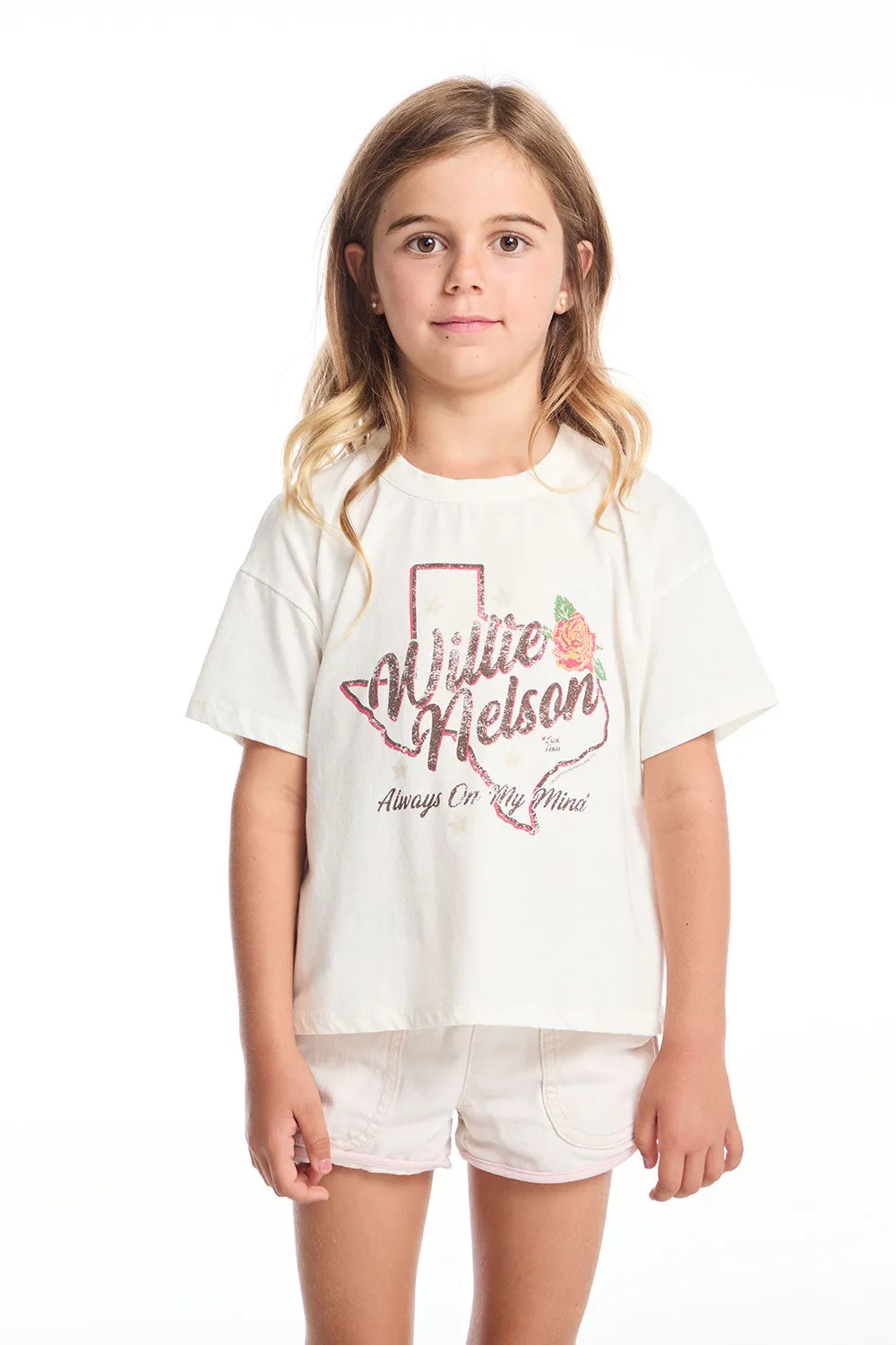 Willie Nelson Rose Of Texas Girls Tee