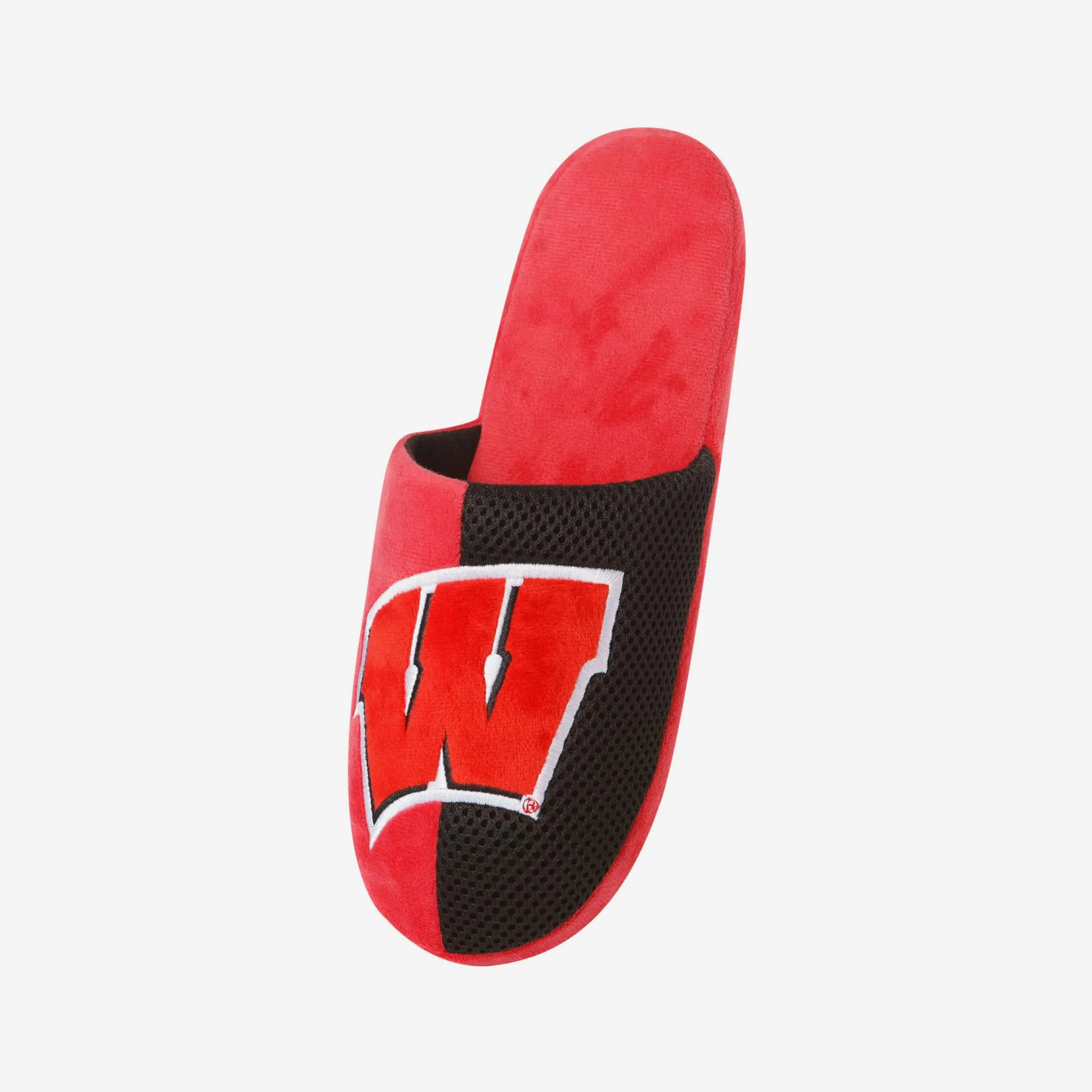Wisconsin Badgers Team Logo Staycation Slipper