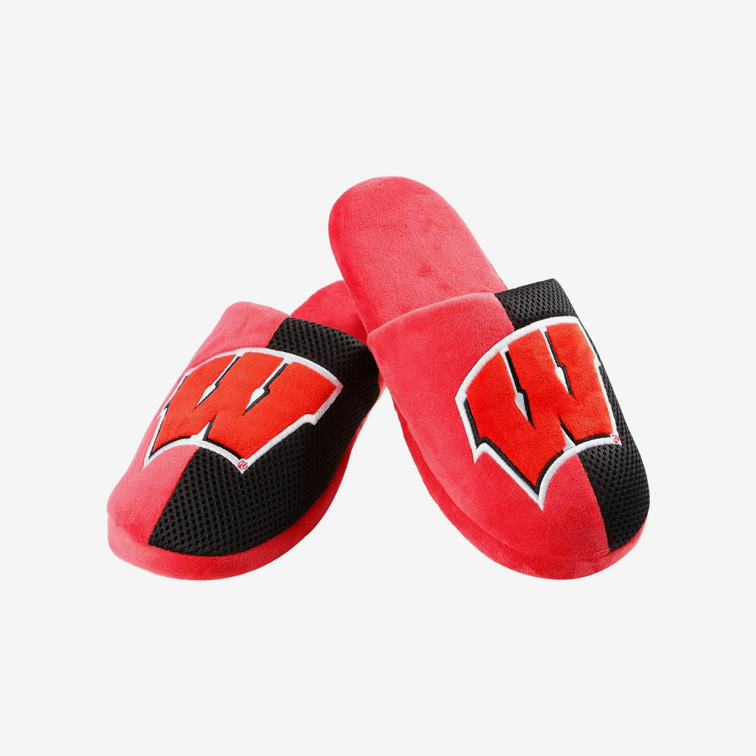 Wisconsin Badgers Team Logo Staycation Slipper