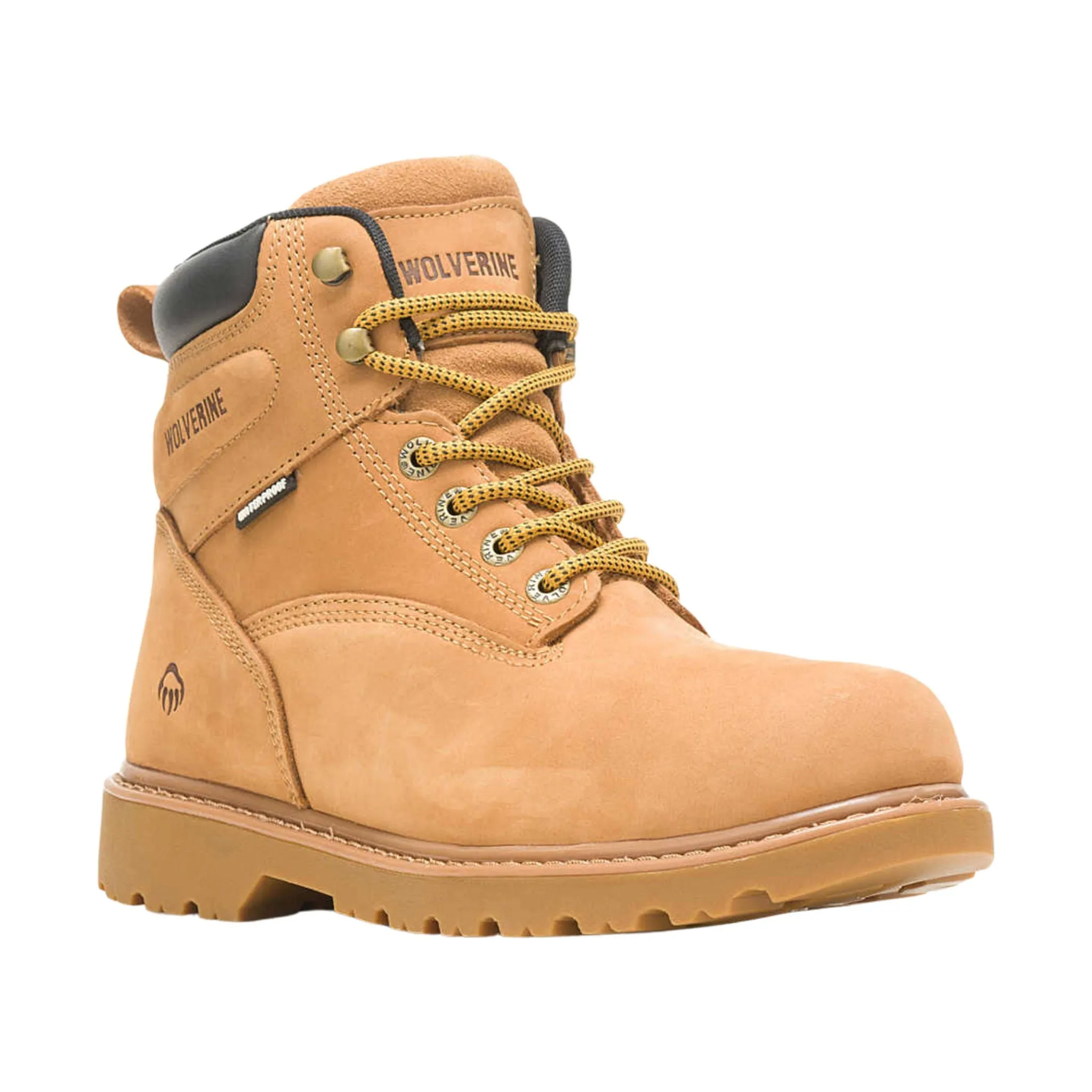 Wolverine Men's Floorhand Waterproof 6 Inch Soft Toe Work Boots - Wheat