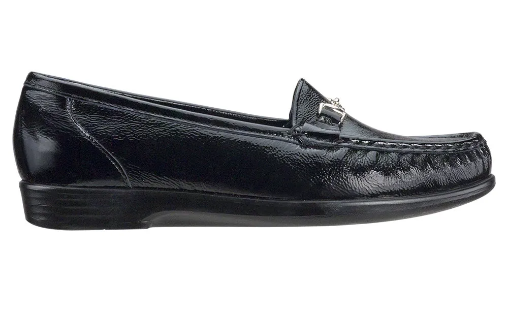 Women's Metro Slip On Loafer in Black Patent