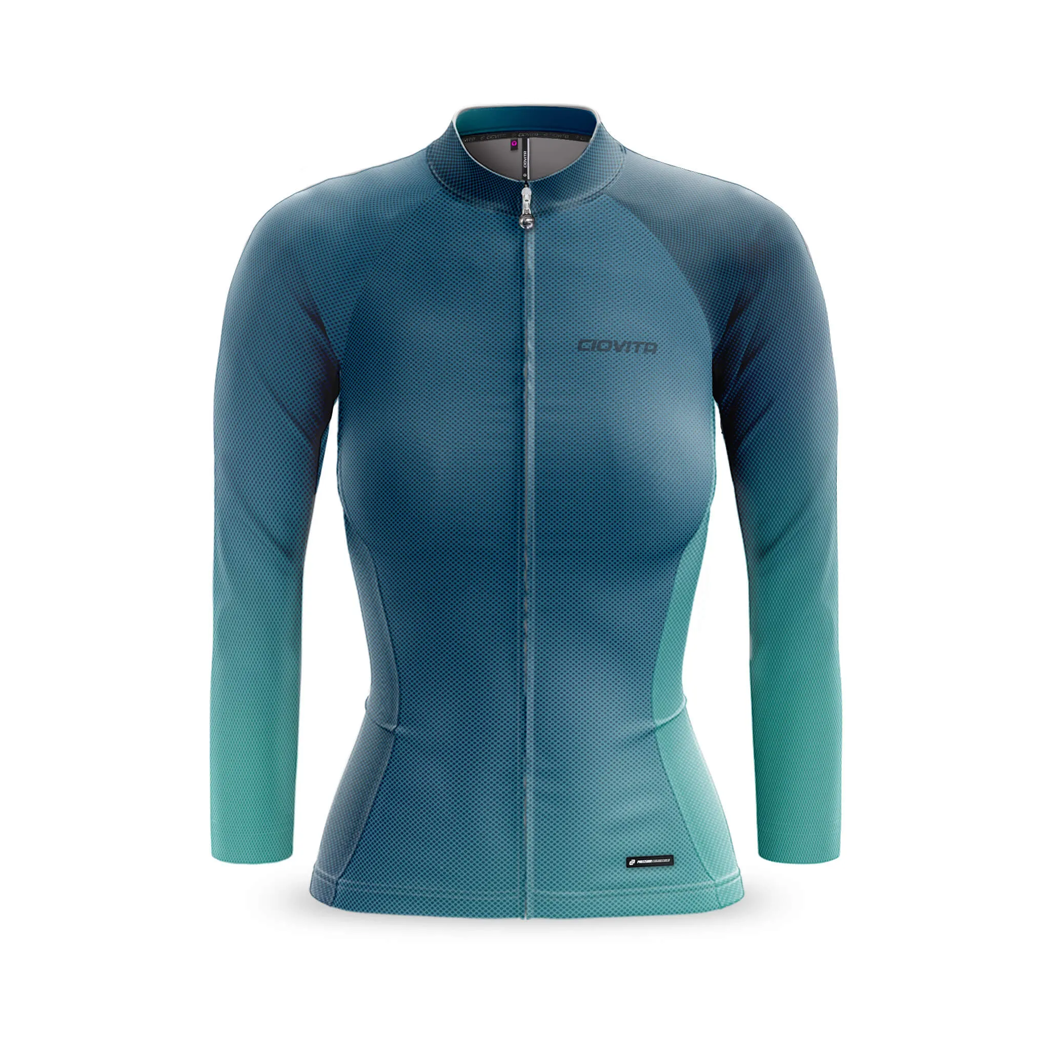 Women's Punto Long Sleeve Sport Fit Jersey (Teal)