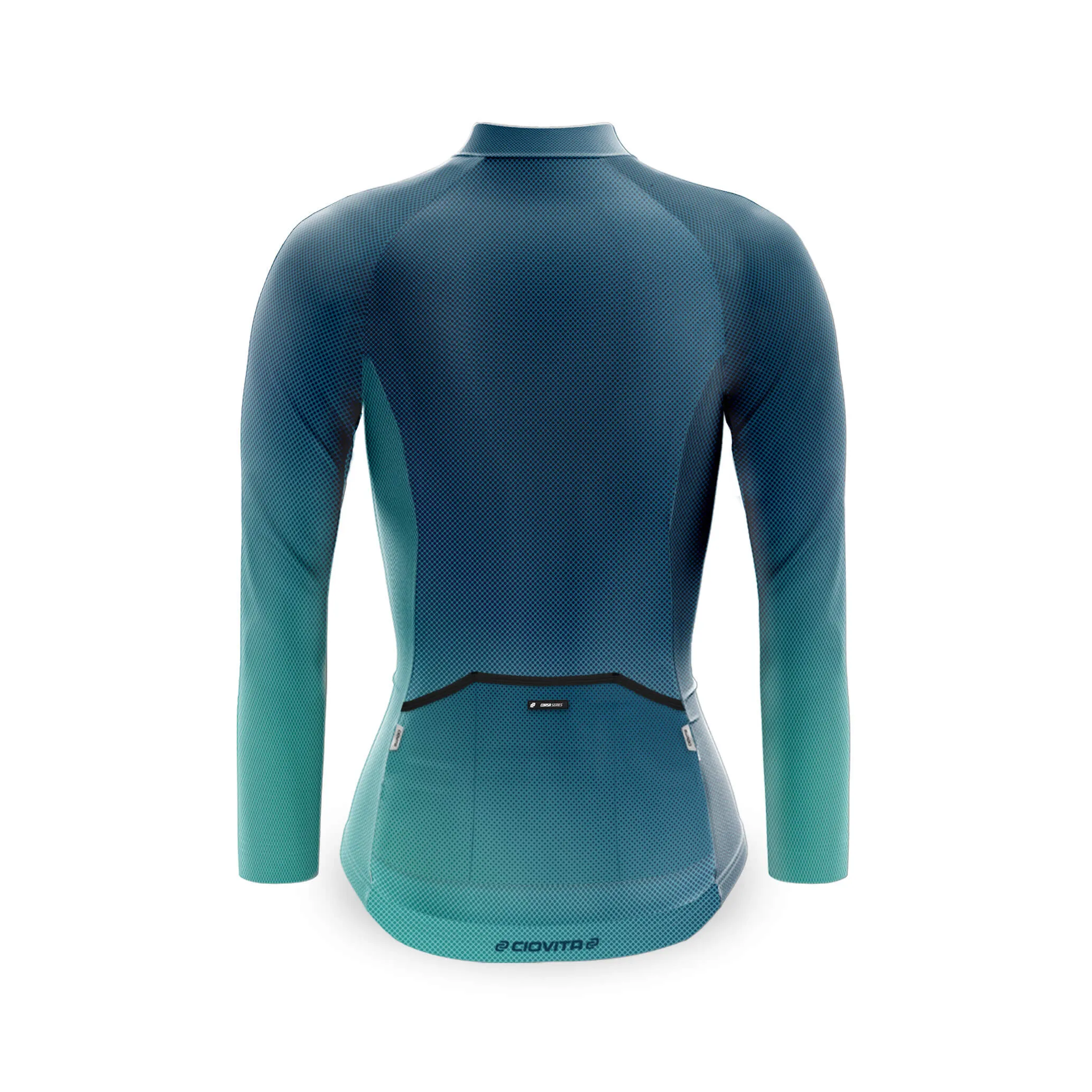 Women's Punto Long Sleeve Sport Fit Jersey (Teal)