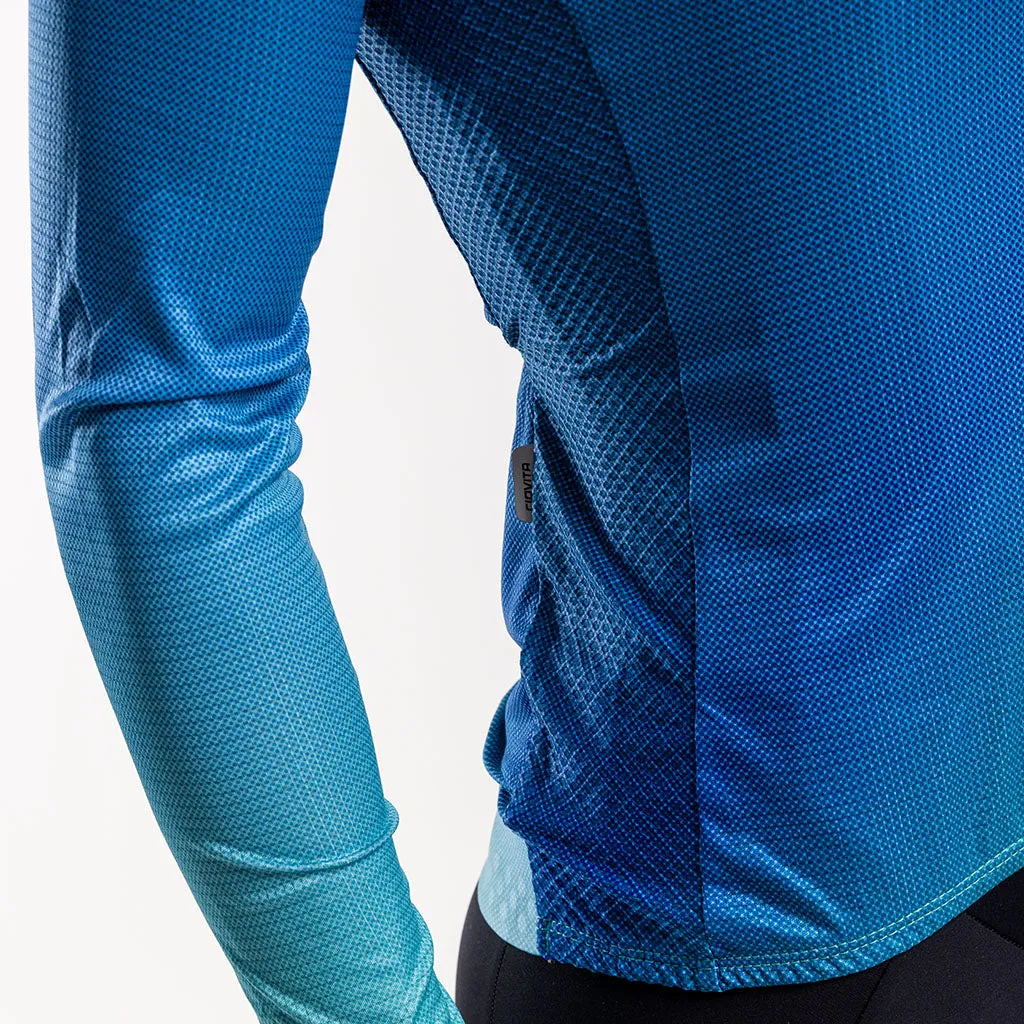 Women's Punto Long Sleeve Sport Fit Jersey (Teal)