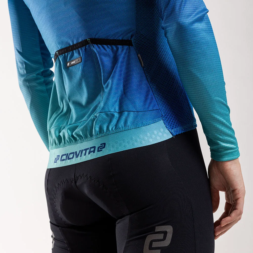Women's Punto Long Sleeve Sport Fit Jersey (Teal)