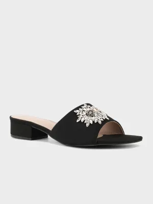 Women's "UMBRIEL" Decorated Slip On Sandals
