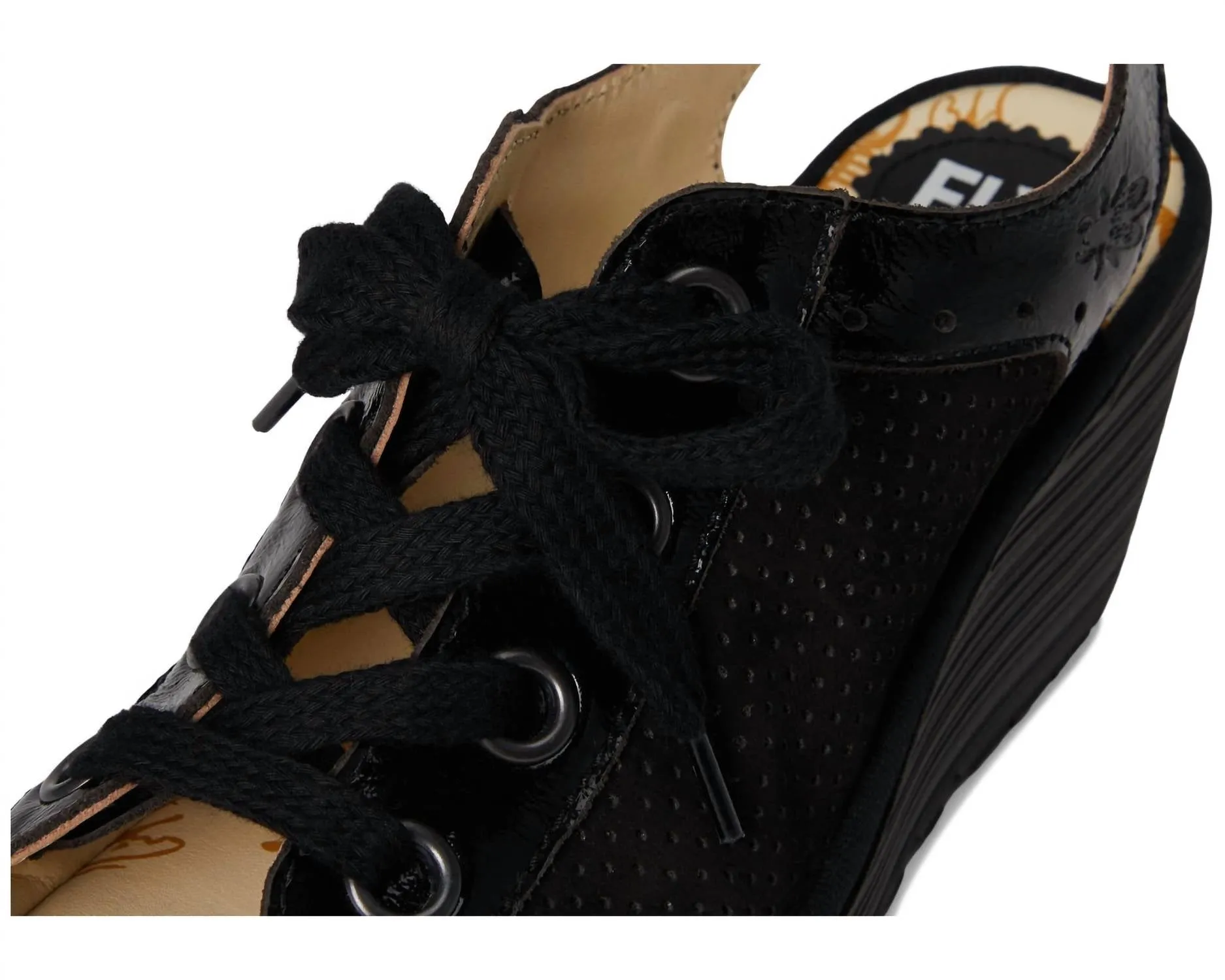 Women's Yuta617Fly Wedge Sandal In Black